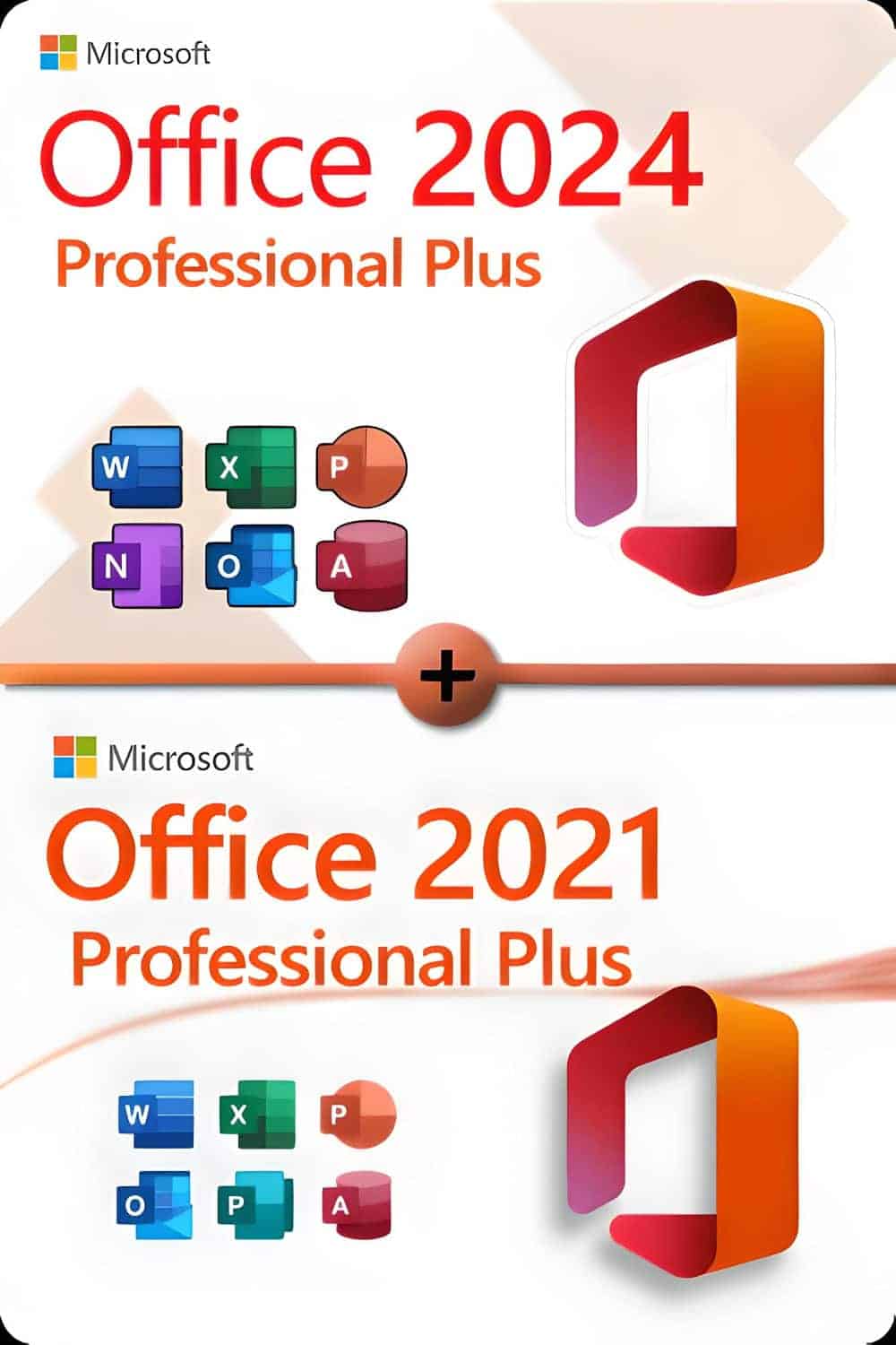 Microsoft Office 2024 Professional Plus + Microsoft Office 2021 Professional Plus License for 3 devices